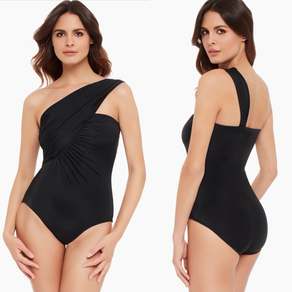 NWT Magicsuit Goddess One Shoulder One Piece Swimsuit